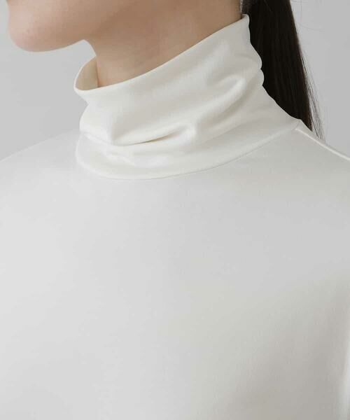 HIROKO KOSHINO / ヒロココシノ カットソー | 【洗濯機で洗える/日本製】ハイネックプルオーバー | 詳細4