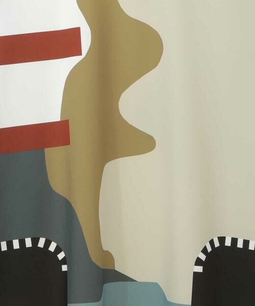 HIROKO KOSHINO / ヒロココシノ チュニック | 【洗濯機で洗える/日本製】カラーブロックストレッチチュニック | 詳細5