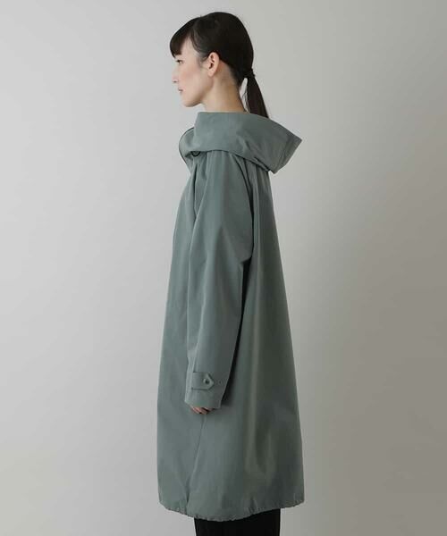 HIROKO KOSHINO / ヒロココシノ その他アウター | ボリュームフードタフタコート | 詳細1