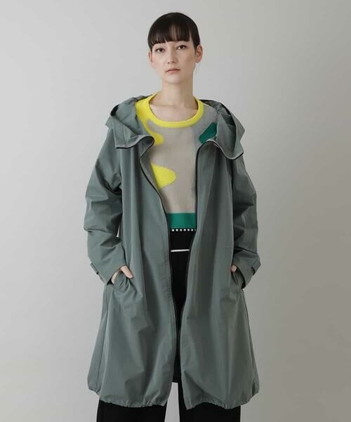 HIROKO KOSHINO / ヒロココシノ その他アウター | ボリュームフードタフタコート | 詳細10