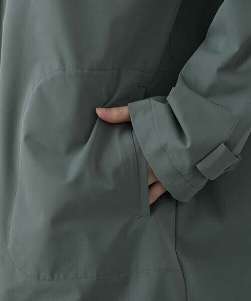 HIROKO KOSHINO / ヒロココシノ その他アウター | ボリュームフードタフタコート | 詳細6