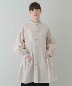 HIROKO KOSHINO / ヒロココシノ シャツ・ブラウス | 【洗える/日本製】マットタフタブラウス