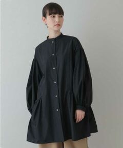 HIROKO KOSHINO / ヒロココシノ シャツ・ブラウス | 【洗える/日本製】マットタフタブラウス
