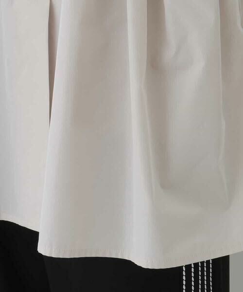 HIROKO KOSHINO / ヒロココシノ シャツ・ブラウス | 【洗える/日本製】マットタフタブラウス | 詳細7