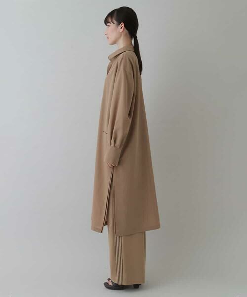 HIROKO KOSHINO / ヒロココシノ シャツ・ブラウス | 【洗える/日本製】シアーポリエステルロングブラウス | 詳細1