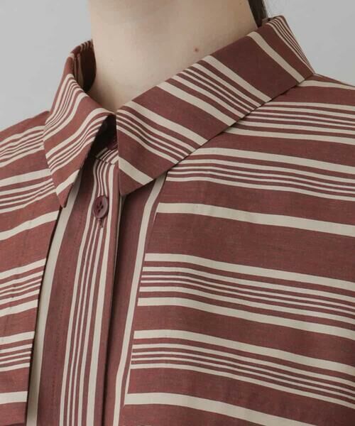 HIROKO KOSHINO / ヒロココシノ シャツ・ブラウス | 【日本製】デザインストライプブラウス | 詳細4
