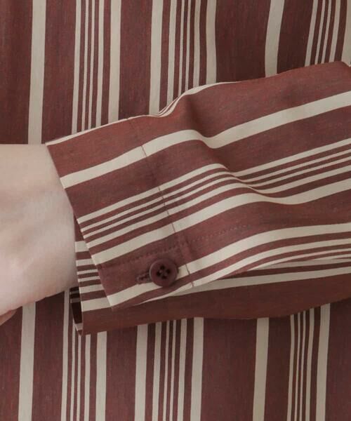 HIROKO KOSHINO / ヒロココシノ シャツ・ブラウス | 【日本製】デザインストライプブラウス | 詳細8