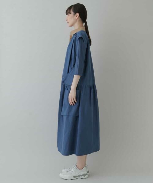 HIROKO KOSHINO / ヒロココシノ ロング・マキシ丈ワンピース | 【日本製】シャツベスト風ドレス | 詳細1