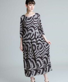 HIROKO KOSHINO / ヒロココシノ ロング・マキシ丈ワンピース | 【日本製】キカ柄ロングドレス