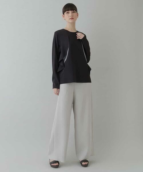 HIROKO KOSHINO / ヒロココシノ ニット・セーター | 【日本製】フリルニットトップス | 詳細8