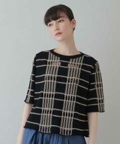 HIROKO KOSHINO / ヒロココシノ ニット・セーター | 【日本製】チェックニットトップス
