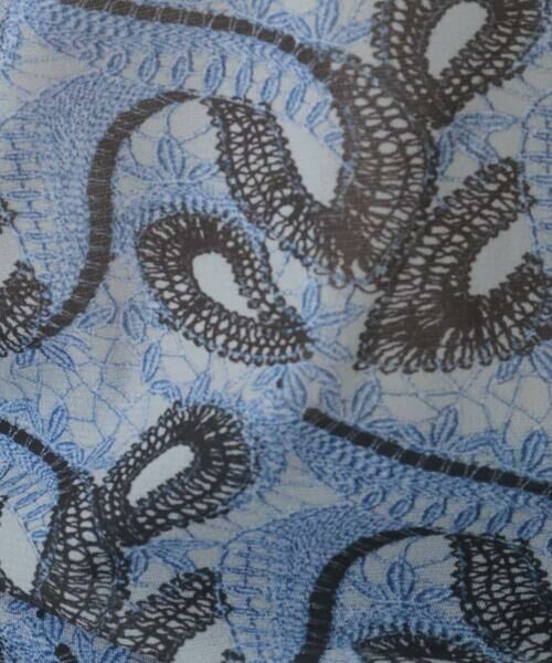 HIROKO KOSHINO / ヒロココシノ カットソー | 【洗える/日本製】レースチュールプリントカットソー | 詳細7
