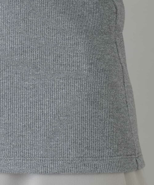 HIROKO KOSHINO / ヒロココシノ カットソー | ラメジャージーカットソー | 詳細6