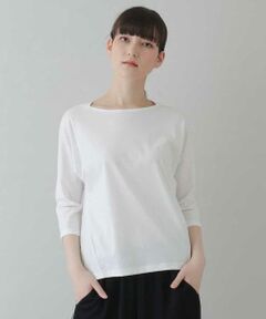 HIROKO KOSHINO / ヒロココシノ カットソー | 【洗える/日本製】コットンスムースカットソー