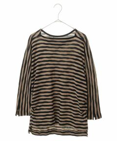 HIROKO KOSHINO / ヒロココシノ カットソー | 【洗える/日本製】イレギュラーボーダーニット