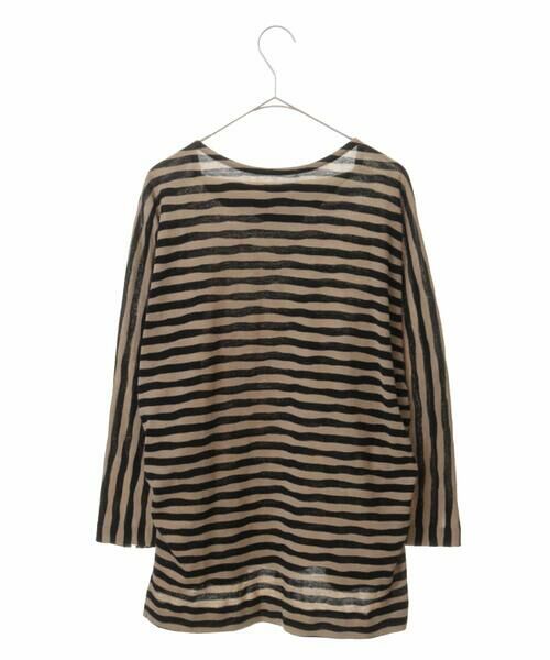 HIROKO KOSHINO / ヒロココシノ カットソー | 【洗える/日本製】イレギュラーボーダーニット | 詳細1