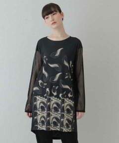 HIROKO KOSHINO / ヒロココシノ チュニック | レースプリントチュニック