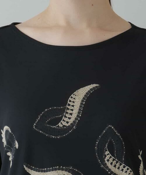 HIROKO KOSHINO / ヒロココシノ チュニック | レースプリントチュニック | 詳細4