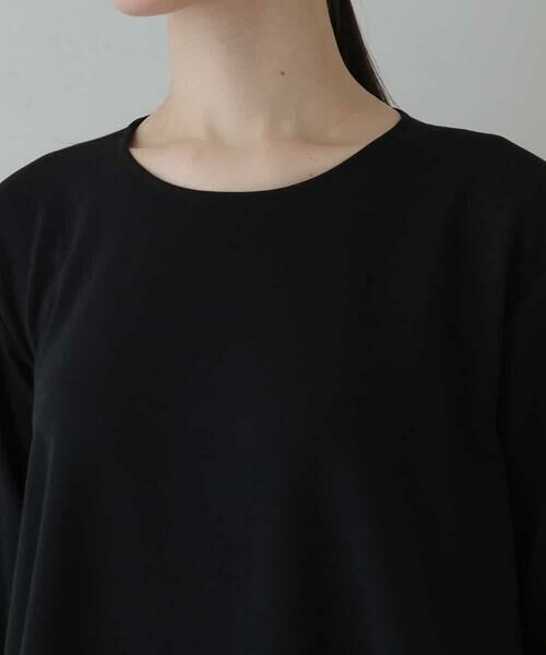 HIROKO KOSHINO / ヒロココシノ チュニック | 【洗える/日本製】デザイン配色ポンチチュニック | 詳細4