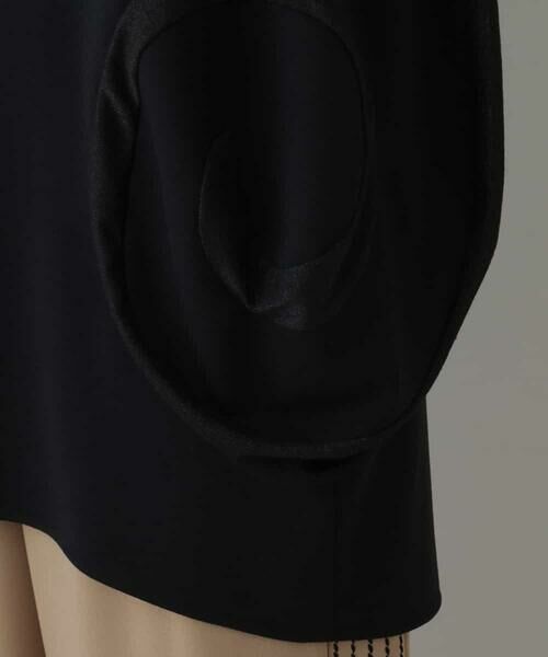 HIROKO KOSHINO / ヒロココシノ チュニック | 【洗える/日本製】デザイン配色ポンチチュニック | 詳細6