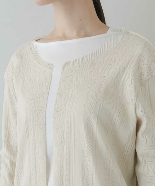 HIROKO KOSHINO / ヒロココシノ カーディガン・ボレロ | 【洗える/日本製】プリモーディアルカーディガン | 詳細4