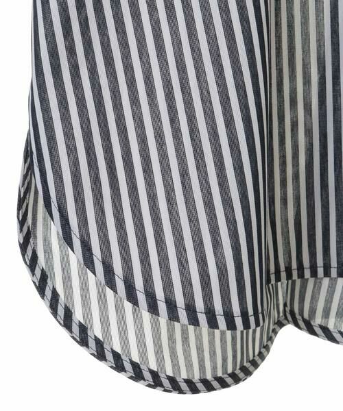 HIROKO KOSHINO / ヒロココシノ シャツ・ブラウス | 【洗える】ハイブリットストライプシャツ | 詳細4