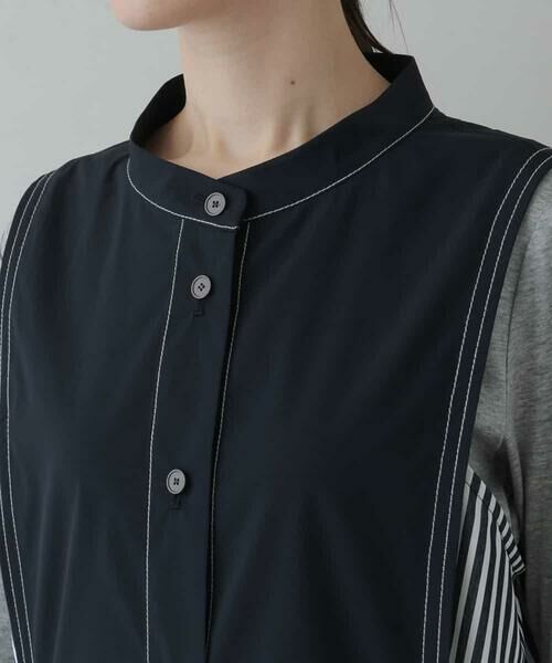 HIROKO KOSHINO / ヒロココシノ ロング・マキシ丈ワンピース | 【洗濯機で洗える】ストレッチタフタドレス | 詳細4