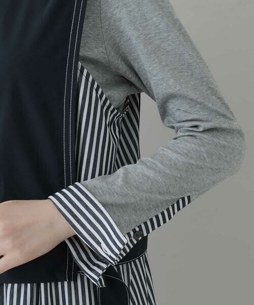 HIROKO KOSHINO / ヒロココシノ ロング・マキシ丈ワンピース | 【洗濯機で洗える】ストレッチタフタドレス | 詳細5