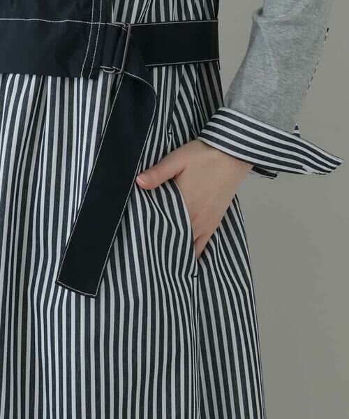 HIROKO KOSHINO / ヒロココシノ ロング・マキシ丈ワンピース | 【洗濯機で洗える】ストレッチタフタドレス | 詳細6