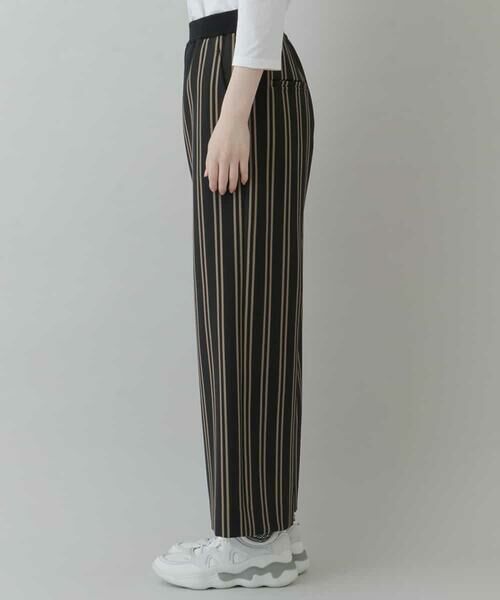 HIROKO KOSHINO / ヒロココシノ その他パンツ | 【洗濯機で洗える/日本製】ハイテンションストライプパンツ | 詳細1