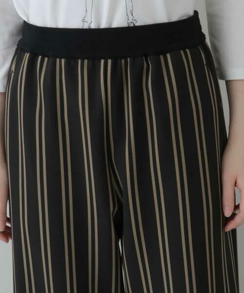 HIROKO KOSHINO / ヒロココシノ その他パンツ | 【洗濯機で洗える/日本製】ハイテンションストライプパンツ | 詳細4