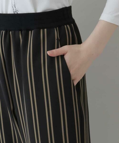 HIROKO KOSHINO / ヒロココシノ その他パンツ | 【洗濯機で洗える/日本製】ハイテンションストライプパンツ | 詳細6