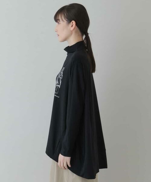 HIROKO KOSHINO / ヒロココシノ カットソー | 【洗濯機で洗える/日本製】オリジナルイラストベア天竺カットソー | 詳細1