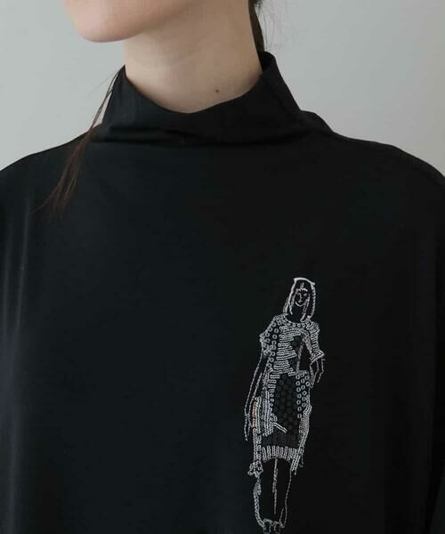 HIROKO KOSHINO / ヒロココシノ カットソー | 【洗濯機で洗える/日本製】オリジナルイラストベア天竺カットソー | 詳細4