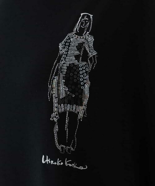 HIROKO KOSHINO / ヒロココシノ カットソー | 【洗濯機で洗える/日本製】オリジナルイラストベア天竺カットソー | 詳細7