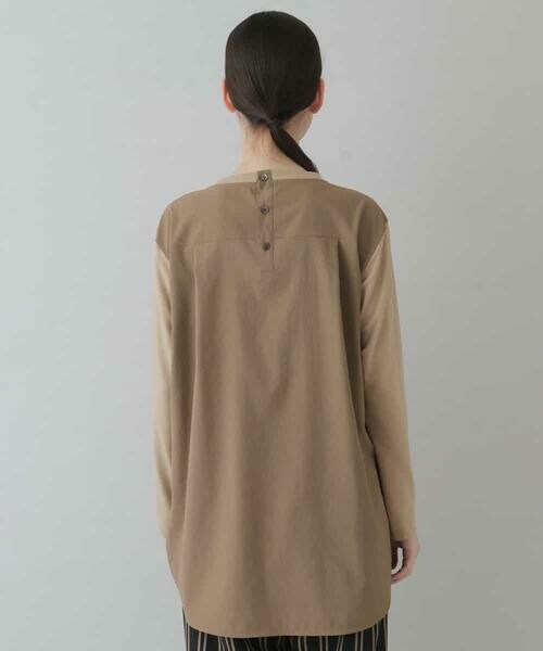 HIROKO KOSHINO / ヒロココシノ カットソー | 【洗濯機で洗える/日本製】ジオメトリックロゴチュニック | 詳細2