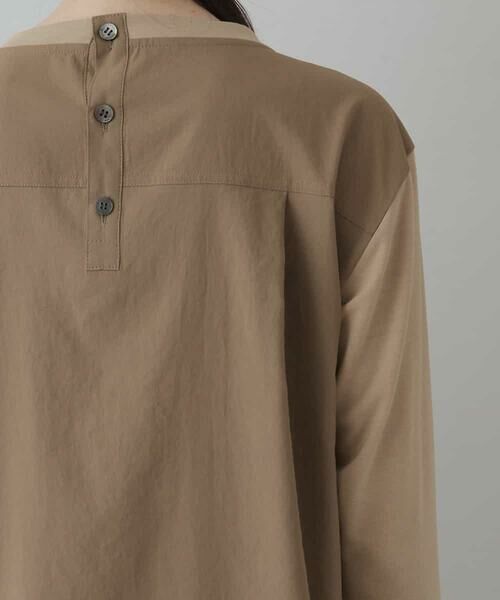 HIROKO KOSHINO / ヒロココシノ カットソー | 【洗濯機で洗える/日本製】ジオメトリックロゴチュニック | 詳細3