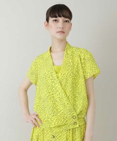 HIROKO KOSHINO / ヒロココシノ シャツ・ブラウス | 【日本製】フラワーパターンブラウス