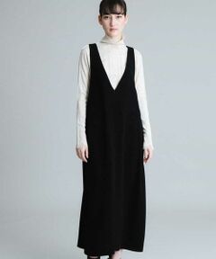 HIROKO KOSHINO / ヒロココシノ ロング・マキシ丈スカート | 【日本製】フロントファスナージャンパースカート