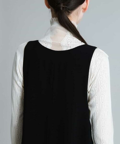 HIROKO KOSHINO / ヒロココシノ ロング・マキシ丈スカート | 【日本製】フロントファスナージャンパースカート | 詳細3