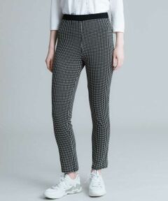 HIROKO KOSHINO / ヒロココシノ チノ・ワークパンツ | 【洗濯機で洗える/日本製】ドット柄コットンスムースパンツ