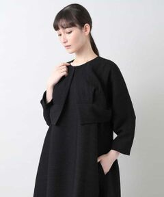 HIROKO KOSHINO / ヒロココシノ その他トップス | 【日本製】BONOTTOクレープショートボレロ