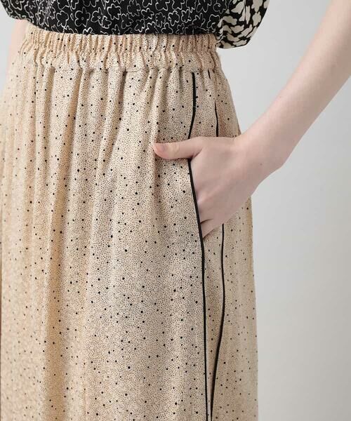 HIROKO KOSHINO / ヒロココシノ ミニ・ひざ丈スカート | 【日本製】ドットプリントスカート | 詳細4