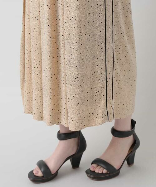 HIROKO KOSHINO / ヒロココシノ ミニ・ひざ丈スカート | 【日本製】ドットプリントスカート | 詳細5