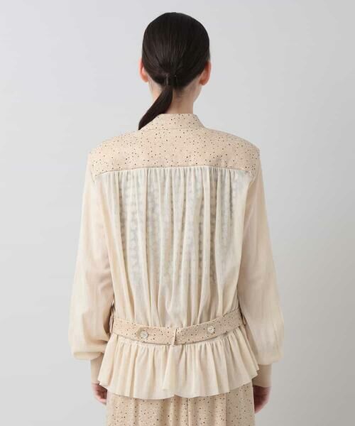 HIROKO KOSHINO / ヒロココシノ テーラードジャケット | ドットプリントジャケット | 詳細3