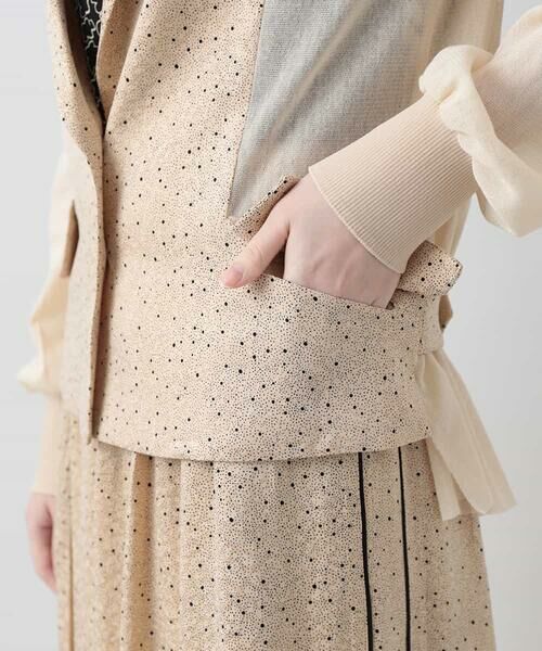 HIROKO KOSHINO / ヒロココシノ テーラードジャケット | ドットプリントジャケット | 詳細6