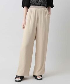 HIROKO KOSHINO / ヒロココシノ その他パンツ | 【日本製】トリアセクレープワイドパンツ