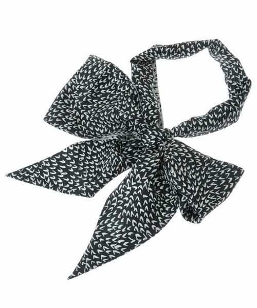 HIROKO KOSHINO / ヒロココシノ マフラー・ショール・スヌード・ストール | 【日本製】キクプリントタイストール | 詳細3