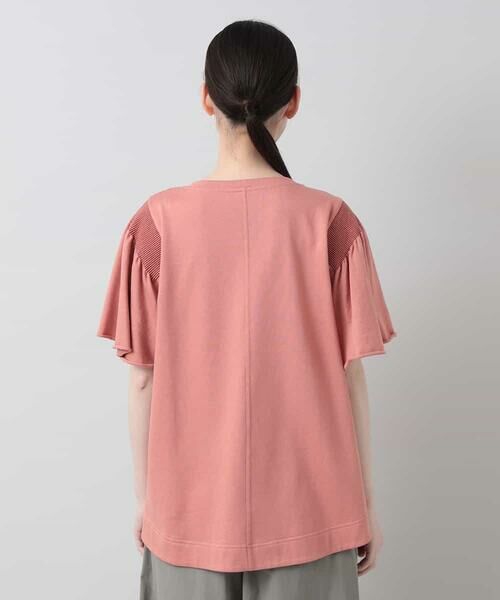 HIROKO KOSHINO / ヒロココシノ カットソー | 【洗濯機で洗える/日本製】シャーリングアクセント裏毛トップス | 詳細2