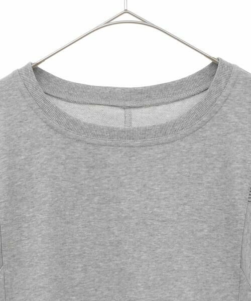 HIROKO KOSHINO / ヒロココシノ カットソー | 【洗濯機で洗える/日本製】シャーリングアクセント裏毛トップス | 詳細8